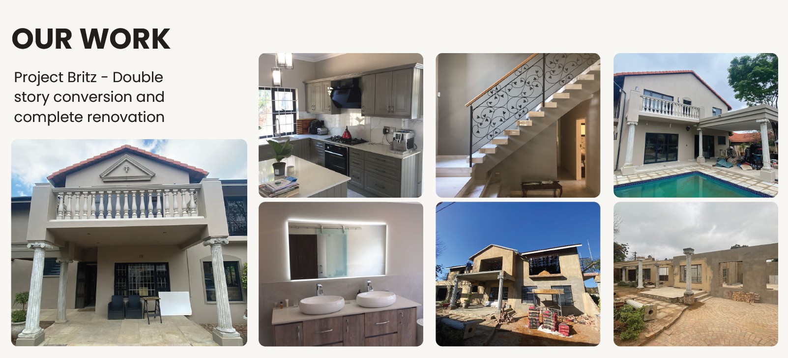 Double story conversion and complete renovation