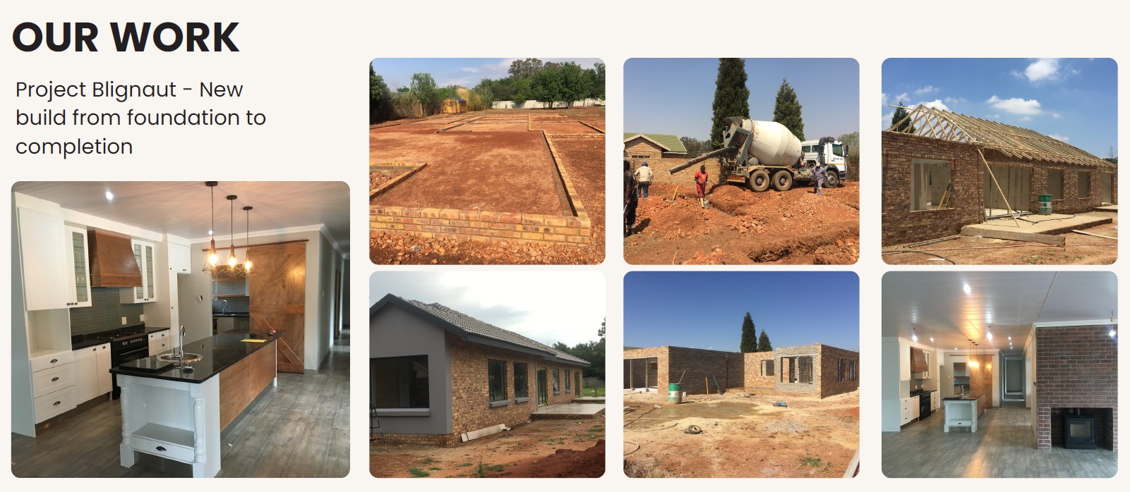 New build from foundation to completion